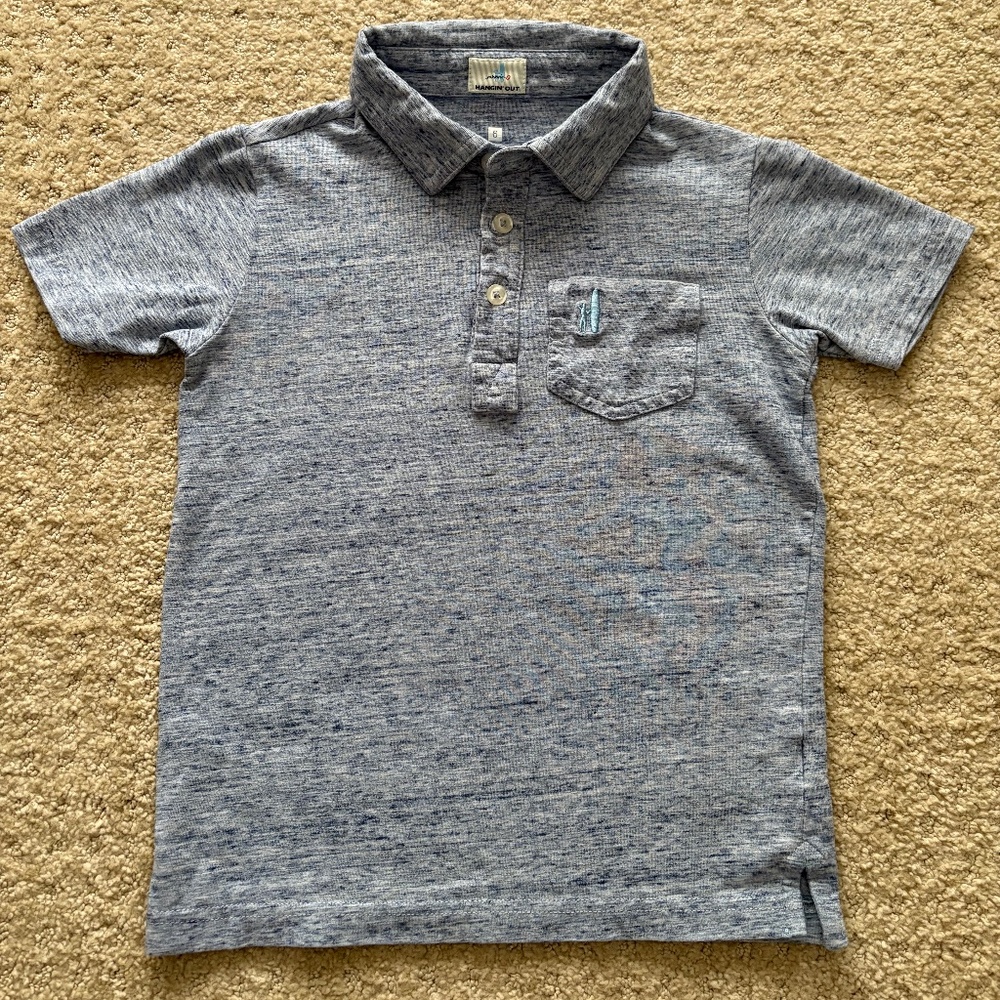 johnnie-O Boy's Heathered Original Polo